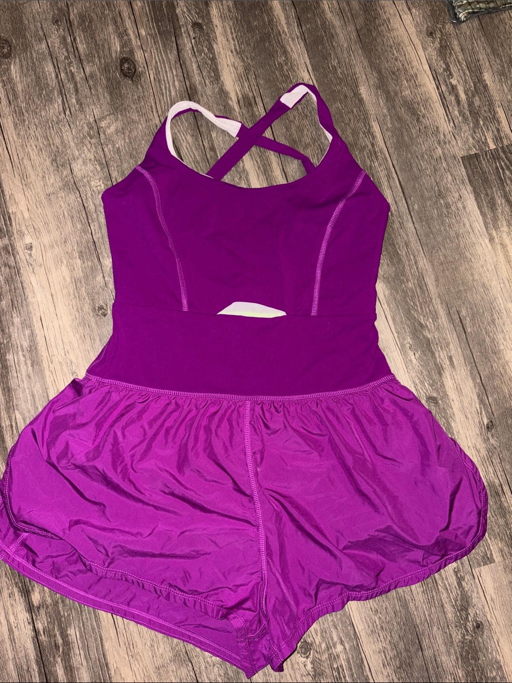 Free People FP Righteous Runsie - Raspberry Punch small - Picture 3 of 5